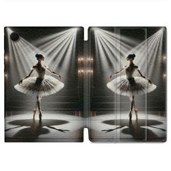 Housse Smart Cover Pour Samsung Galaxy Tab A9 Danseuse Lumière