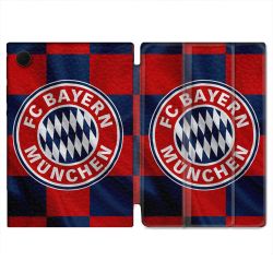 Housse Smart Cover Pour Samsung Galaxy Tab A9 Foot Bayern Munich Carreaux