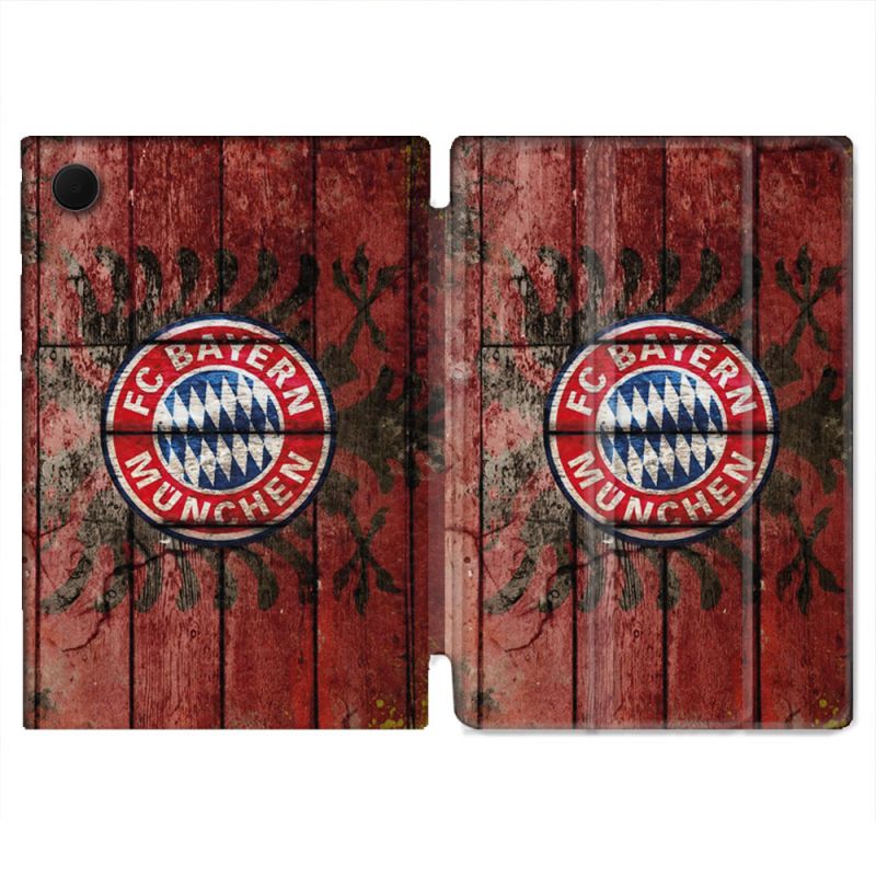 Housse Smart Cover Pour Samsung Galaxy Tab A9 Foot Bayern Munich Drapeau