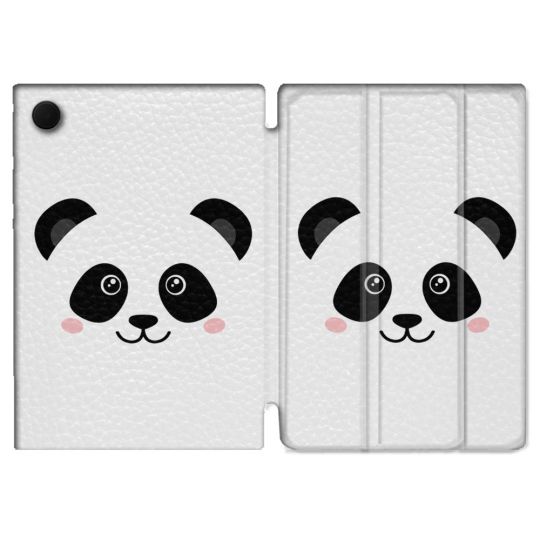 Housse Smart Cover Pour Samsung Galaxy Tab A9 Plus Animal Panda Blanc