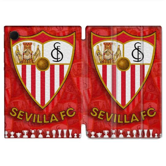 Housse Smart Cover Pour Samsung Galaxy Tab A9 Foot FC Sevilla