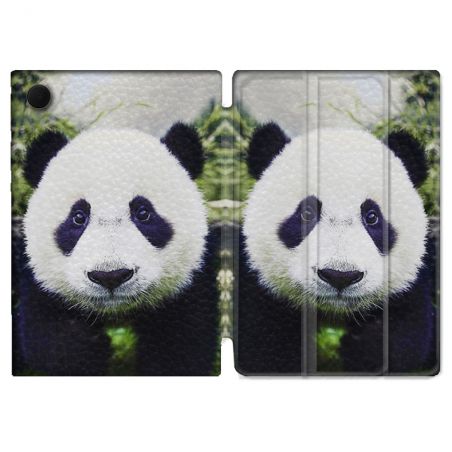 Housse Smart Cover Pour Samsung Galaxy Tab A9 Plus Animal Panda Color