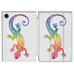 Housse Smart Cover Pour Samsung Galaxy Tab A9 Plus Animal Salamandre Color