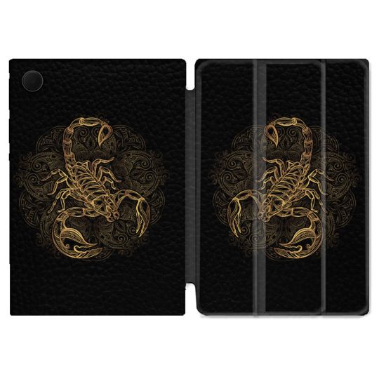 Housse Smart Cover Pour Samsung Galaxy Tab A9 Plus Animal Scorpion Fresque