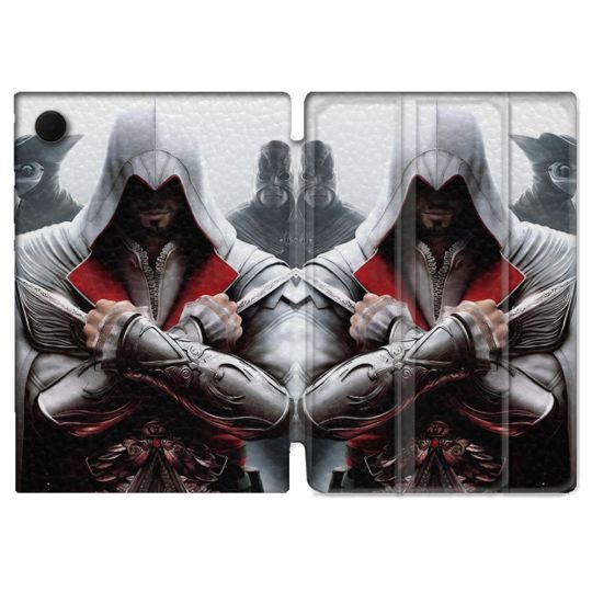 Housse Smart Cover Pour Samsung Galaxy Tab A9 Plus Assassin Creed Mask