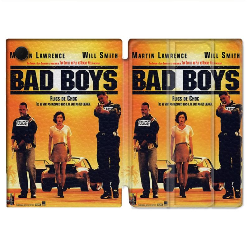 Housse Smart Cover Pour Samsung Galaxy Tab A9 Plus Bad Boys Affiche