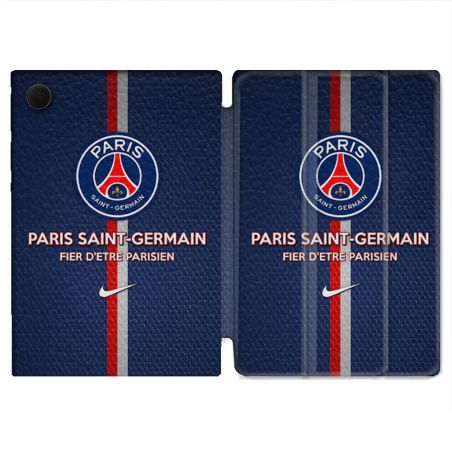 Housse Smart Cover Pour Samsung Galaxy Tab A9 Foot PSG Fier