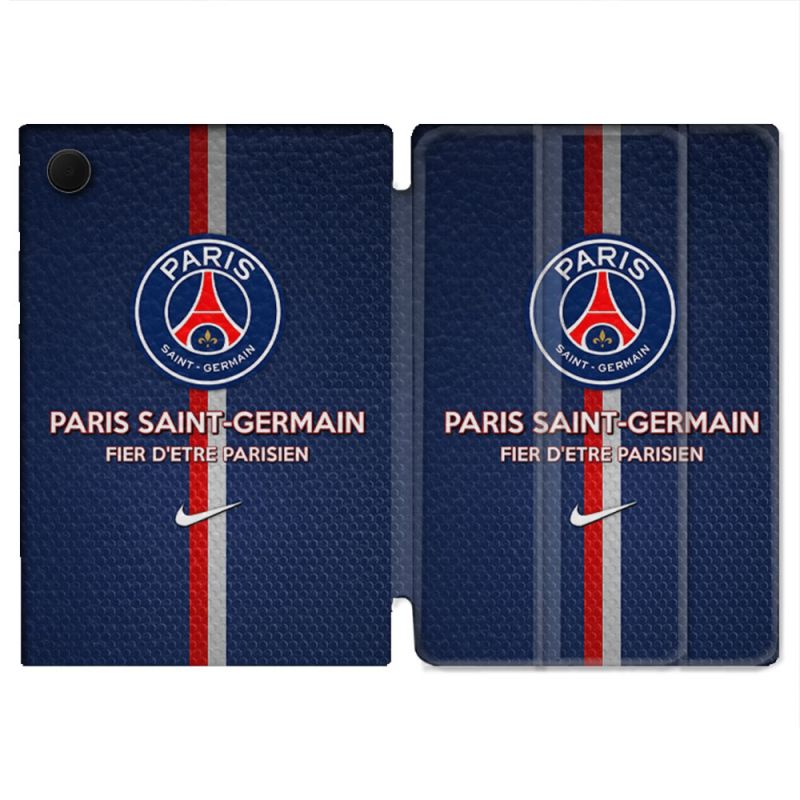 Housse Smart Cover Pour Samsung Galaxy Tab A9 Foot PSG Fier
