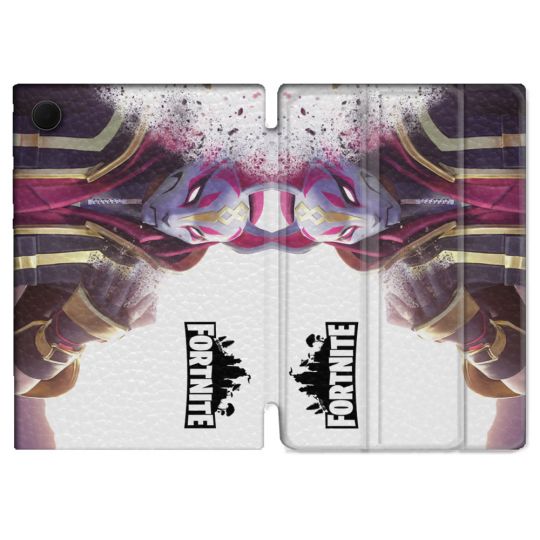 Housse Smart Cover Pour Samsung Galaxy Tab A9 Fortnite Blanc