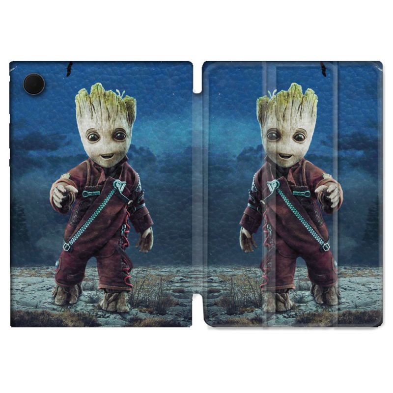 Housse Smart Cover Pour Samsung Galaxy Tab A9 Groot Bleu