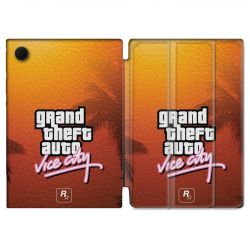 Housse Smart Cover Pour Samsung Galaxy Tab A9 GTA Vice City