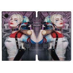 Housse Smart Cover Pour Samsung Galaxy Tab A9 Harley Quinn Batte