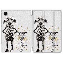 Housse Smart Cover Pour Samsung Galaxy Tab A9 Harry Potter Dobby Free Blanc