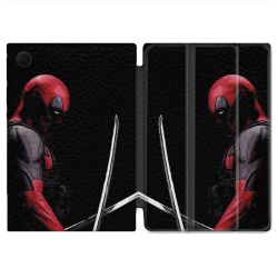 Housse Smart Cover Pour Samsung Galaxy Tab A9 Plus Deadpool Epee