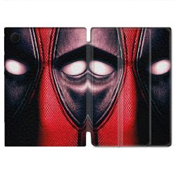 Housse Smart Cover Pour Samsung Galaxy Tab A9 Plus Deadpool Yeux