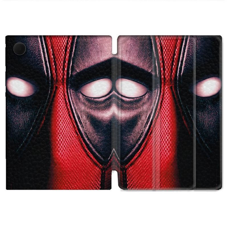 Housse Smart Cover Pour Samsung Galaxy Tab A9 Plus Deadpool Yeux