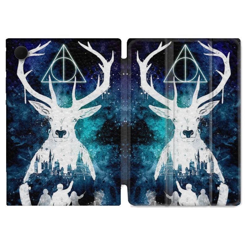 Housse Smart Cover Pour Samsung Galaxy Tab A9 Harry Potter Patronome