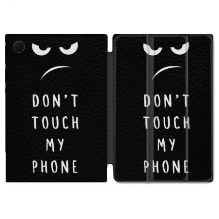 Housse Smart Cover Pour Samsung Galaxy Tab A9 Humour Don't Touch
