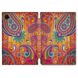 Housse Smart Cover Pour Samsung Galaxy Tab A9 Plus Fleur Psychedelic