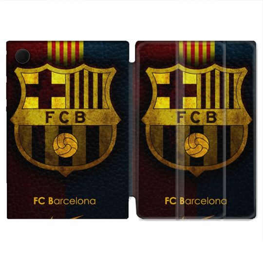 Housse Smart Cover Pour Samsung Galaxy Tab A9 Plus Foot FC Barcelone Vintage