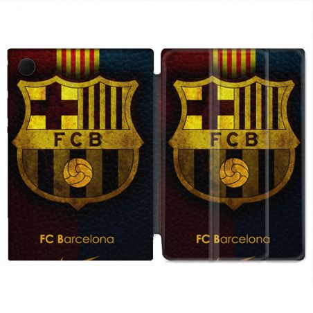 Housse Smart Cover Pour Samsung Galaxy Tab A9 Plus Foot FC Barcelone Vintage