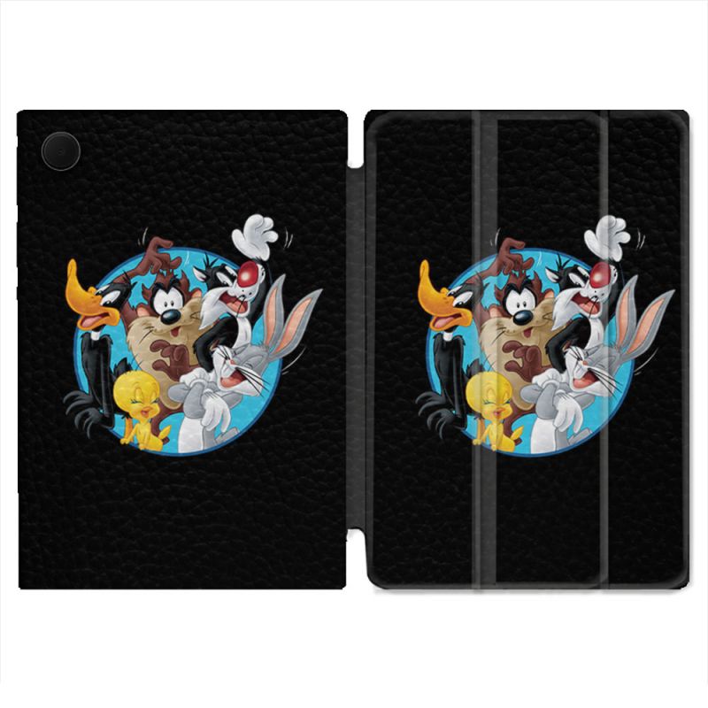 Housse Smart Cover Pour Samsung Galaxy Tab A9 Looney Tunes