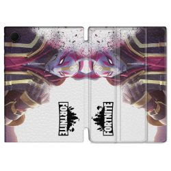 Housse Smart Cover Pour Samsung Galaxy Tab A9 Plus Fortnite Blanc
