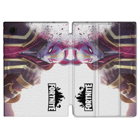 Housse Smart Cover Pour Samsung Galaxy Tab A9 Plus Fortnite Blanc