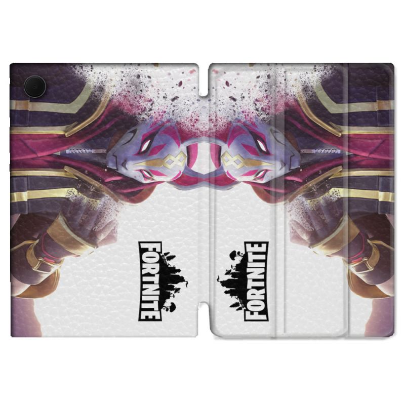 Housse Smart Cover Pour Samsung Galaxy Tab A9 Plus Fortnite Blanc