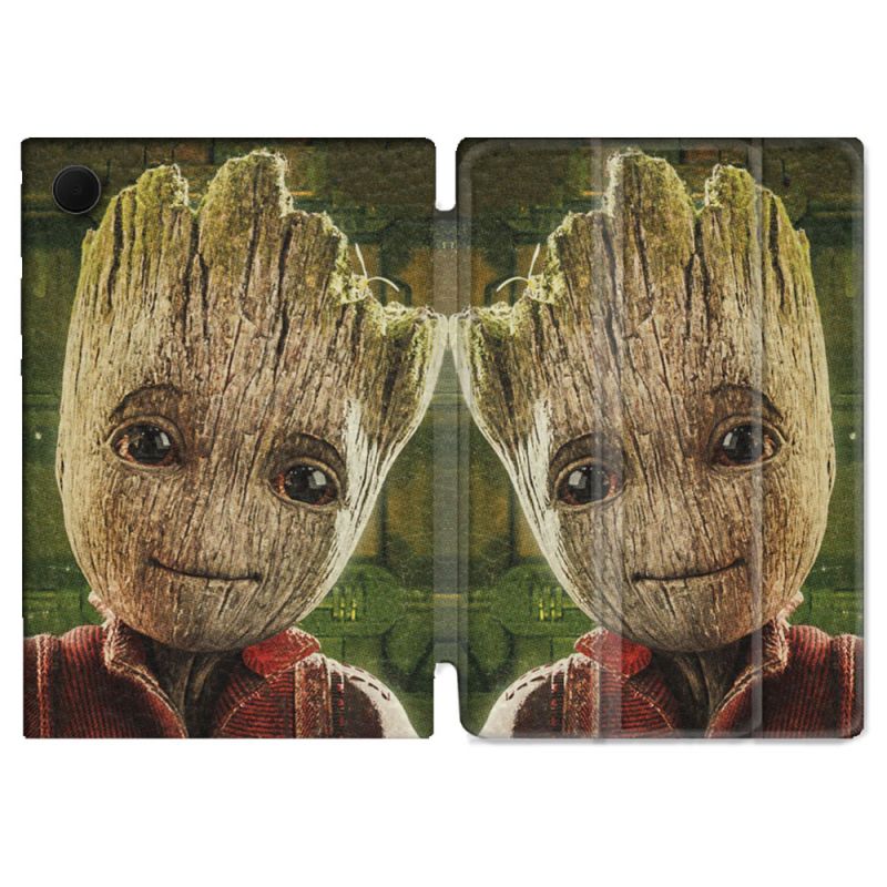 Housse Smart Cover Pour Samsung Galaxy Tab A9 Plus Groot Vert