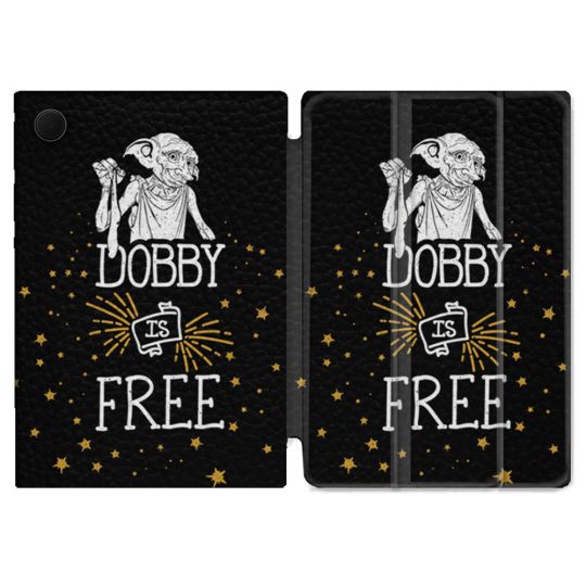Housse Smart Cover Pour Samsung Galaxy Tab A9 Plus Harry Potter Dobby Free Noir
