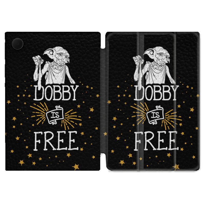 Housse Smart Cover Pour Samsung Galaxy Tab A9 Plus Harry Potter Dobby Free Noir