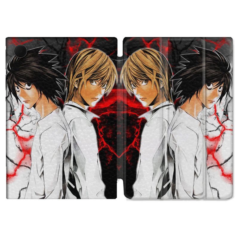 Housse Smart Cover Pour Samsung Galaxy Tab A9 Manga Death Note Duo