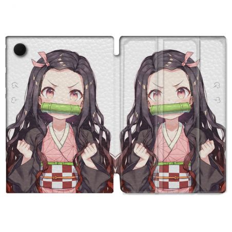 Housse Smart Cover Pour Samsung Galaxy Tab A9 Manga Demon Slayer Nezuko