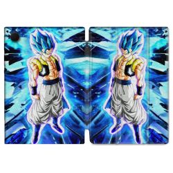 Housse Smart Cover Pour Samsung Galaxy Tab A9 Manga Dragon Ball Gogeta Lumiere
