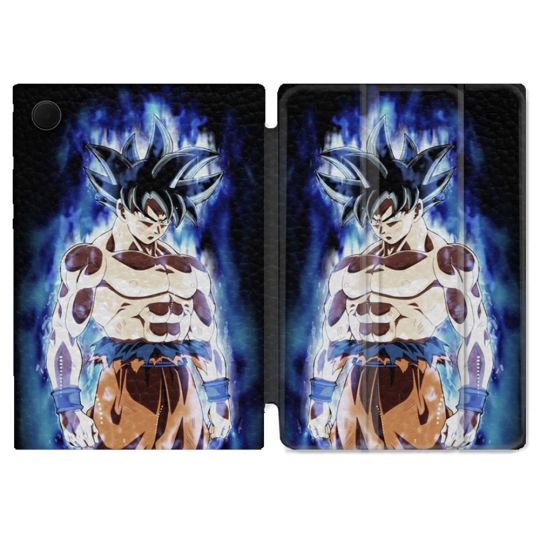 Housse Smart Cover Pour Samsung Galaxy Tab A9 Manga Dragon Ball Sangoku Noir