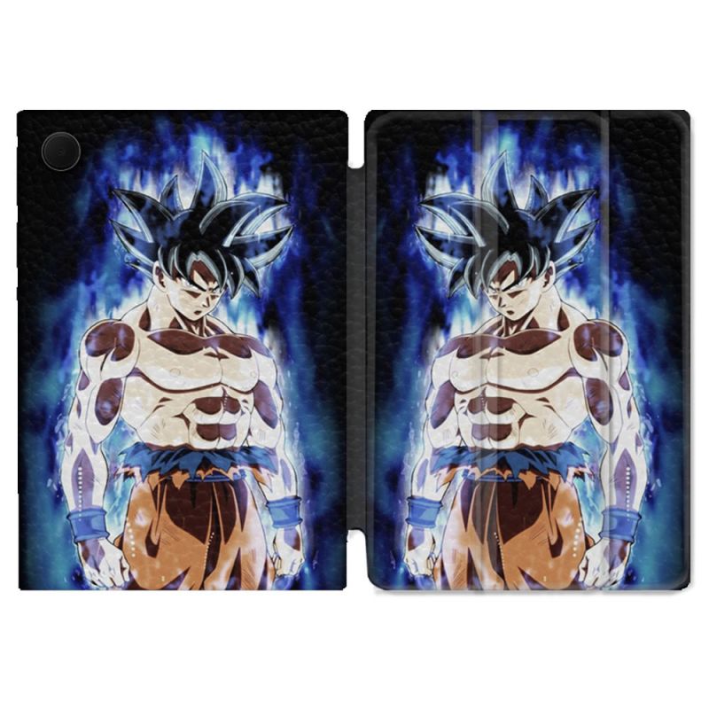 Housse Smart Cover Pour Samsung Galaxy Tab A9 Manga Dragon Ball Sangoku Noir
