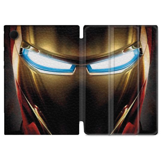 Housse Smart Cover Pour Samsung Galaxy Tab A9 Plus Iron Man Casque
