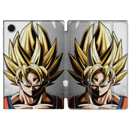 Housse Smart Cover Pour Samsung Galaxy Tab A9 Manga Dragon Ball Sangoku Portrait