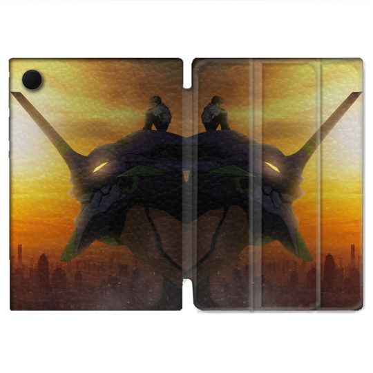 Housse Smart Cover Pour Samsung Galaxy Tab A9 Manga Evangelion