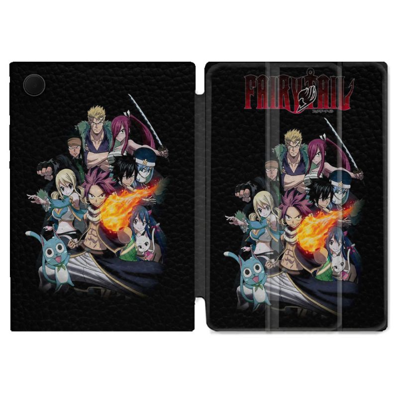 Housse Smart Cover Pour Samsung Galaxy Tab A9 Manga Fairy Tail Logo Team
