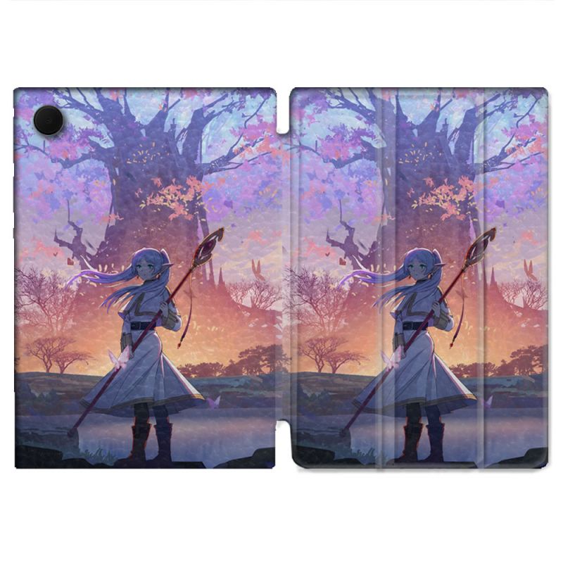 Housse Smart Cover Pour Samsung Galaxy Tab A9 Manga Frieren
