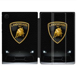 Housse Smart Cover Pour Samsung Galaxy Tab A9 Plus Lamborghini Noir