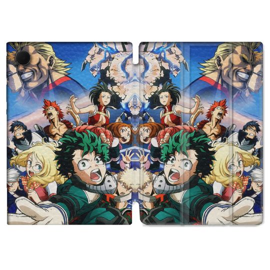 Housse Smart Cover Pour Samsung Galaxy Tab A9 Manga My Hero Academia Affiche