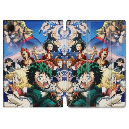 Housse Smart Cover Pour Samsung Galaxy Tab A9 Manga My Hero Academia Affiche