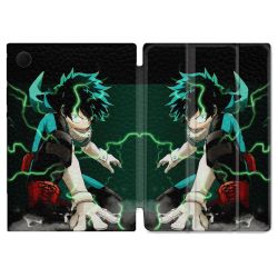 Housse Smart Cover Pour Samsung Galaxy Tab A9 Manga My Hero Academia Deku