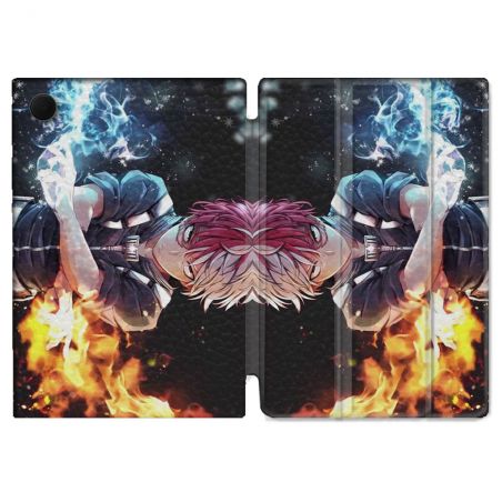Housse Smart Cover Pour Samsung Galaxy Tab A9 Manga My Hero Academia Shoto
