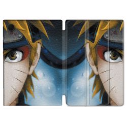 Housse Smart Cover Pour Samsung Galaxy Tab A9 Manga Naruto Blanc