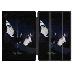 Housse Smart Cover Pour Samsung Galaxy Tab A9 Manga Naruto Sasuke Itachi