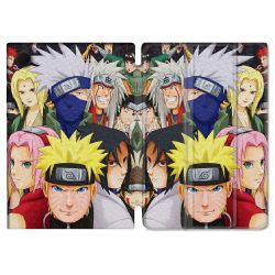 Housse Smart Cover Pour Samsung Galaxy Tab A9 Manga Naruto Team